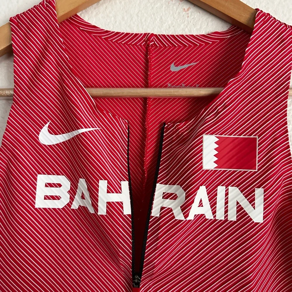 Nike Pro Elite Bahrain Running Track Field Racing Top Singlet Women Size Medium